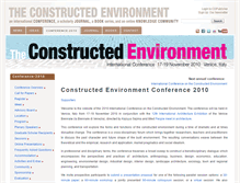 Tablet Screenshot of 2010.constructedenvironment.com